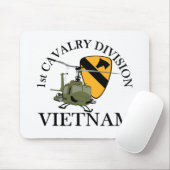1e Cav Vietnam Vet Muismat (Met muis)