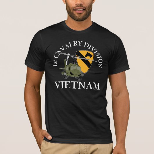 1e Cav Vietnam Vet T-shirt (Voorkant)