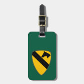 1e Cavalerie Divisie Patch Bagagelabel (Voorkant verticaal)