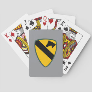 1e Cavalerie Divisie Patch Pokerkaarten