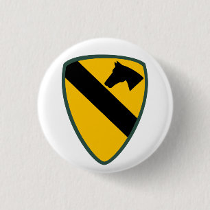 1e Cavalerie Divisie Patch Ronde Button 3,2 Cm