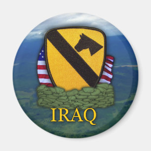 1e cavalerie irak luchtcav veteranen magneet