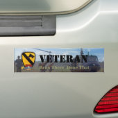 1e cavalerie luchtdivisie av nam bumper sticker (Op auto)