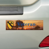 1e cavalerie luchtdivisie av nam bumper sticker (Op auto)