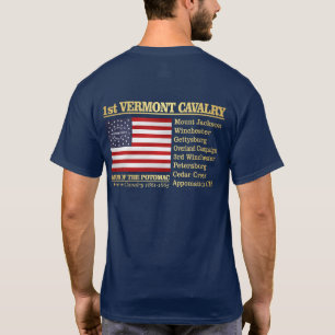 1e Cavalerie van Vermont (BH) T-shirt
