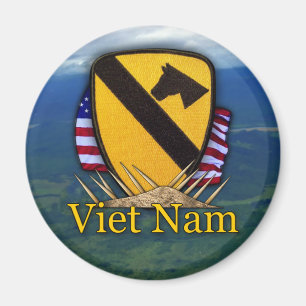 1e cavalerie vietnam air cav vets patch Magnet Magneet
