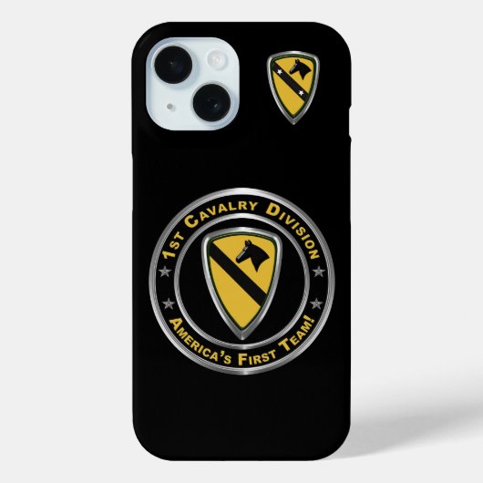 1e Cavaleriedivisie Case-Mate iPhone Case (Achterkant)