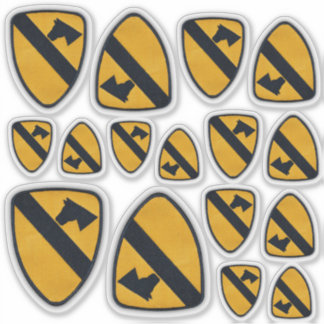 1e Cavaleriedivisie Fort Hood Air Cav Contour Sticker