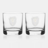 1e Cavaleriedivisie Schild Whisky Glas (Achterkant)