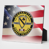 1e Cavalry divisie Afghanistan Veteraan Fotoplaat (Zijkant)