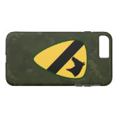 1e Cavalry Division "First Team" Dark Green Camo Case-Mate iPhone Case (Achterkant (Horizontaal))