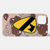 1e Cavalry Division "First Team" Desert Camo Case-Mate iPhone Case (Achterkant (horizontaal))
