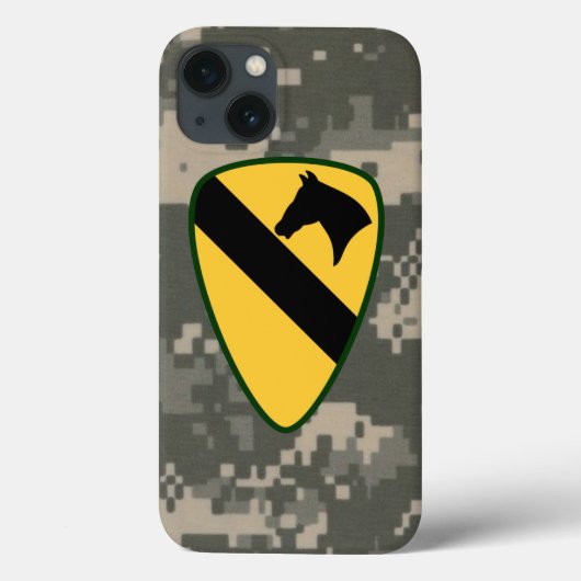 1e Cavalry Division "First Team" Digital Camo Case-Mate iPhone Case (Achterkant)