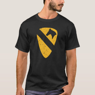 1e Cavalry Division - Patch (Weathered) T-shirt