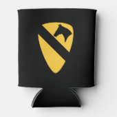 1e Cavalry Division Patriotic Patch Blikjeskoeler (Voorkant)