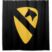 1e Cavalry Division Patriotic Patch Douchegordijn (Voorkant)