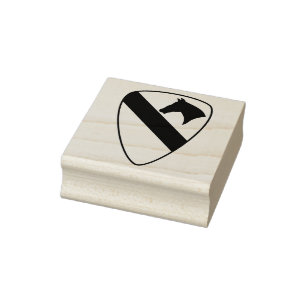 1e Cavalry Division Patriotic Patch Rubberstempel