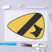 1e Cavalry Division Patriotic Patch Tissuepapier (Craft)