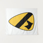 1e Cavalry Division Patriotic Patch Wandkleed (Voorkant (horizontaal))