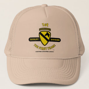 1e Cavalry Division "The First Team" Trucker Pet