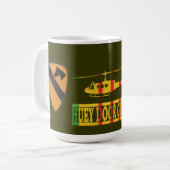 1e Cavalry Division UH-1 Huey Door Gunner Mok (Voorkant links)