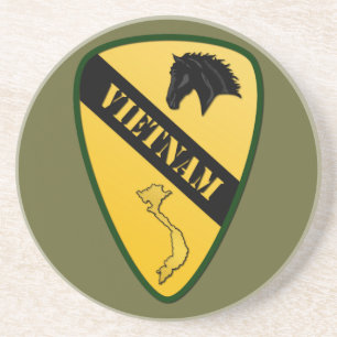 1e Cavalry Division, Vietnam Zandsteen Onderzetter
