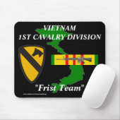 1e Cavalry Vietnam Mousepad 2/b Muismat (Met muis)