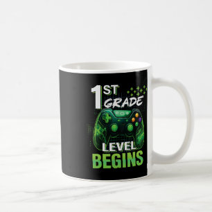 1e dag van 1e klas niveau begint eerste klas Gami Koffiemok