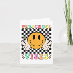 1e dag van de school kleuterschool vibes leuke ler kaart