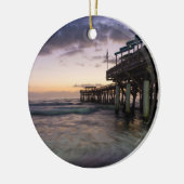 1e Dawn Cocoa Pier Keramisch Ornament (Links)