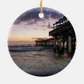 1e Dawn Cocoa Pier Keramisch Ornament (Achterkant)