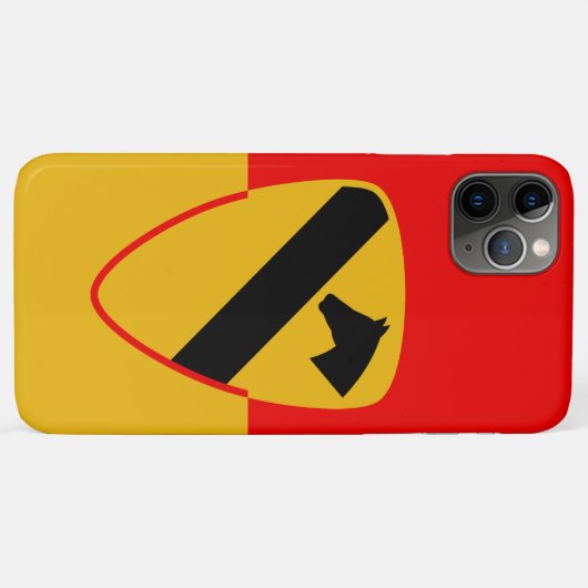 1e divisie Cavalry Case-Mate iPhone Case (Achterkant (horizontaal))