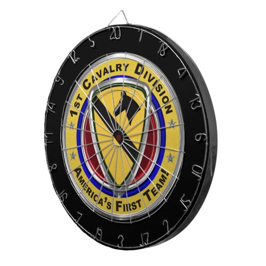 1e divisie Cavalry Dartbord (Voorkant Rechts)