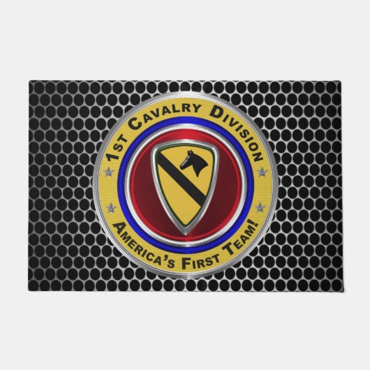 1e divisie Cavalry  Deurmat (Voorkant)