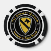 1e divisie Cavalry Poker Chips (Achterkant)