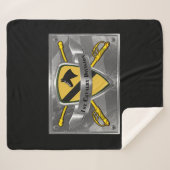 1e divisie Cavalry Sherpa Deken (Voorkant (horizontaal))