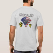 1e divisie Cavalry Specialist T-shirt (Achterkant)