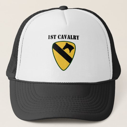 1e divisie Cavalry Trucker Pet (Voorkant)