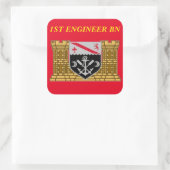 1E ENGINEER BATALJON STICKERS (Tas)