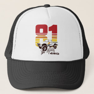 1e generatie 1981 Toyota 4WD Truck Tshirt Trucker Pet