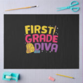 1e graad leraar 1e graad diva tissuepapier (Craft)