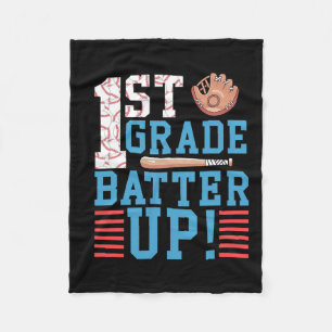 1e graad terug naar school 1e graad Batter omhoog Fleece Deken