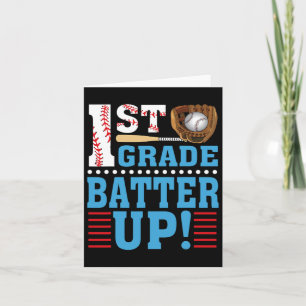 1e graad terug naar school 1e graad Batter omhoog Kaart
