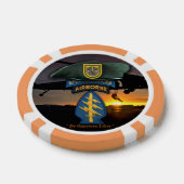 1e Groep Special Forces Groene Baretten Vets Pokerchips (Enkel)