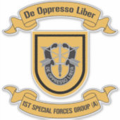 1e groep speciale strijdkrachten (luchtlandingstro sticker (Voorkant)