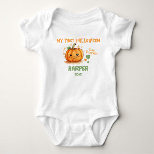 1e Halloween Gelukkig Mopshandschoen Rompertje Romper