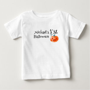 1e Halloween Pompoen Persoonlijke Baby Jongen