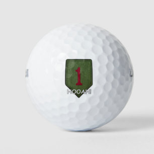 1e infanterie grote rode 1 veteranenveteraanvaten golfballen