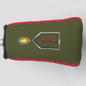 1e infanteriediv "Big Red One" Golfheadcover (Voorkant)