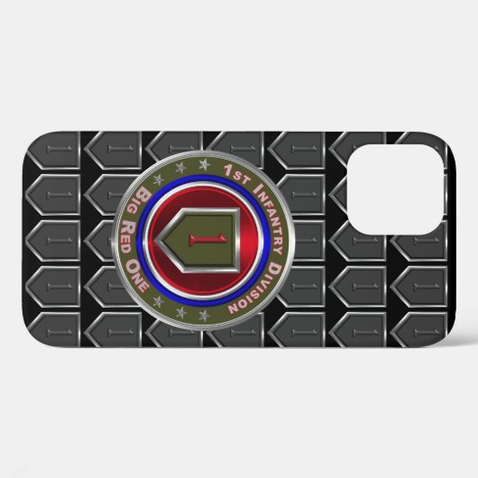 1e infanteriedivisie "Big Red One" Case-Mate iPhone Case (Achterkant (horizontaal))